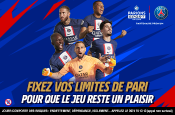ParionsSport présente sa nouvelle campagne de prévention réalisée avec le Paris Saint-Germain